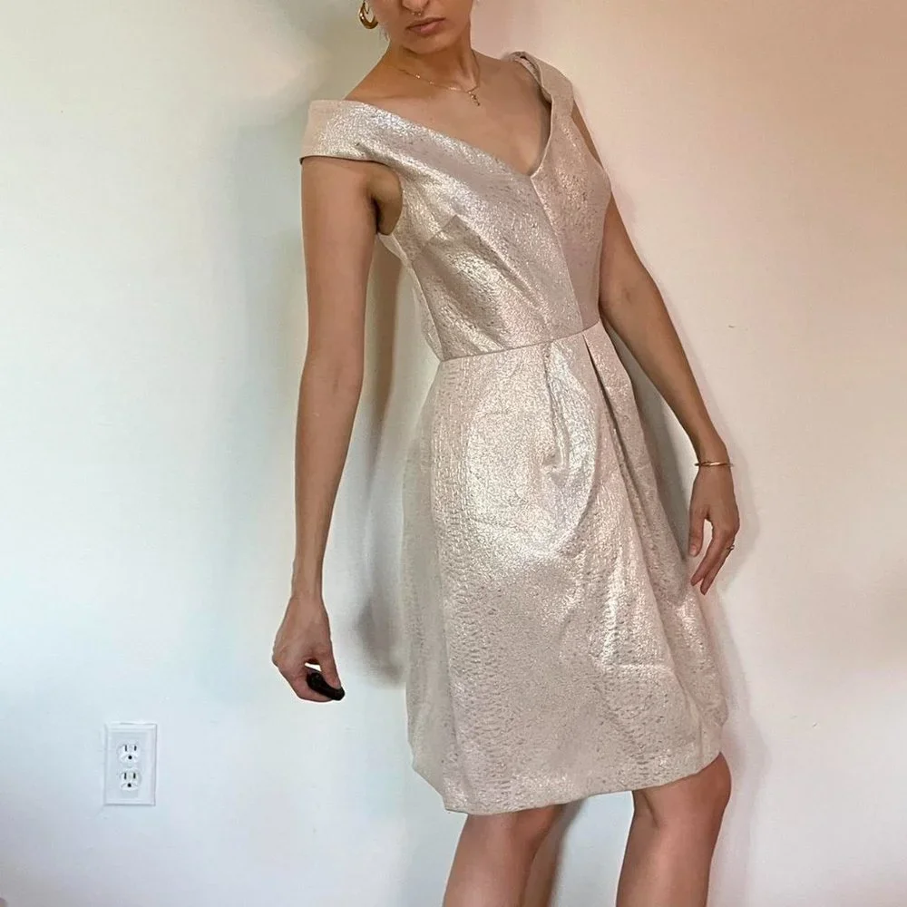 Kay Unger NY off-white party dress - Picture 3 of 4